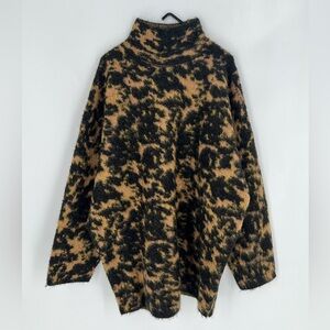 Cos Tortoiseshell Jacquard Alpaca Blend Oversized Jumper
